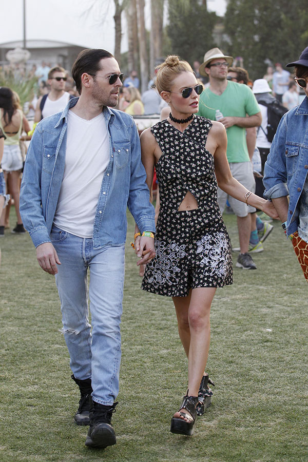 Kate Bosworth and Joshua Jackson at Coachella